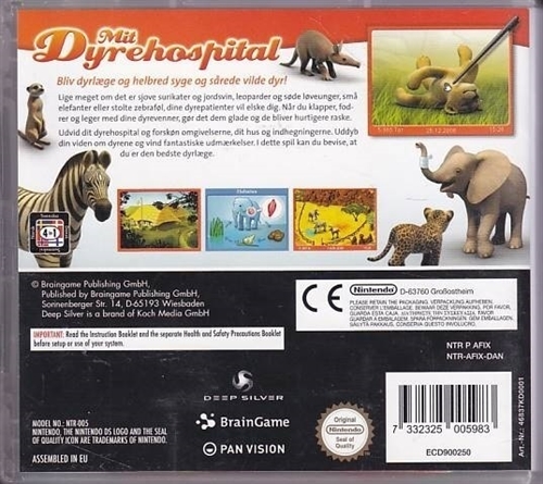 Mit Dyrehospital i Afrika - Nintendo DS (A Grade) (Genbrug)